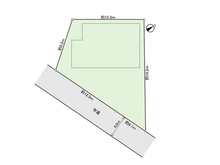 【千葉県/松戸市常盤平】松戸市常盤平1丁目 土地 区画図