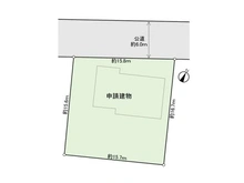 【千葉県/柏市大津ケ丘】柏市大津ケ丘4丁目 土地 区画図