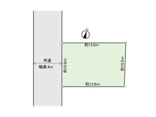 【千葉県/柏市高柳】柏市高柳 土地 区画図
