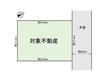 【千葉県/柏市大室】柏市大室 土地 区画図