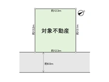 【千葉県/流山市青田】流山市青田 土地 区画図