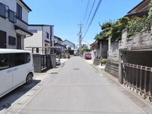【千葉県/松戸市秋山】松戸市秋山 土地 車庫入れの際の切り返しにも十分な幅員