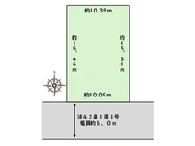【千葉県/流山市野々下】流山市野々下4丁目 土地 区画図