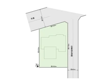 【千葉県/松戸市八ケ崎】松戸市八ケ崎5丁目 土地 区画図