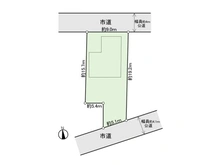 【千葉県/松戸市下矢切】松戸市下矢切 土地 区画図