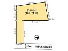 【神奈川県/茅ヶ崎市中海岸】茅ヶ崎市中海岸3丁目 土地 区画図