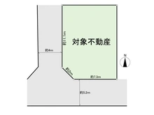 【東京都/小金井市桜町】小金井市桜町1丁目 土地 区画図