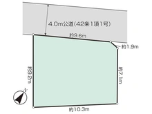【東京都/世田谷区岡本】世田谷区岡本3丁目 土地 区画図
