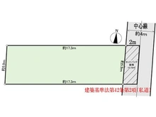 【東京都/杉並区桃井】杉並区桃井1丁目 土地 区画図