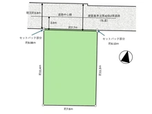【東京都/杉並区成田東】杉並区成田東1丁目 土地 区画図