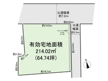 【東京都/練馬区練馬】練馬区練馬1丁目 土地 区画図