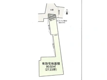 【東京都/中野区上鷺宮】中野区上鷺宮4丁目 土地 区画図