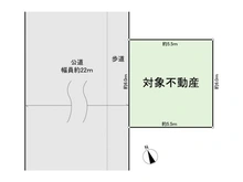 【東京都/墨田区向島】墨田区向島1丁目 土地 区画図