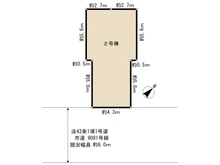【千葉県/市川市南行徳】市川市南行徳4丁目 土地 区画図