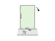 【千葉県/市川市南大野】市川市南大野1丁目 土地 区画図