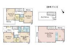 【埼玉県/朝霞市朝志ケ丘】朝霞市朝志ケ丘2丁目 土地 区画図
