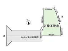 【東京都/板橋区成増】板橋区成増4丁目 土地 区画図