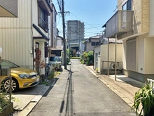 【埼玉県/さいたま市中央区下落合】さいたま市中央区下落合4丁目 土地 現地：北西側私道4ｍ