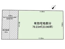 【東京都/新宿区弁天町】新宿区弁天町 土地 区画図