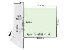 【東京都/台東区上野桜木】台東区上野桜木2丁目 土地 区画図