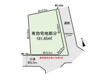 【東京都/東大和市桜が丘】東大和市桜が丘4丁目 土地 区画図
