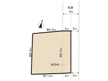 【千葉県/千葉市中央区道場南】千葉市中央区道場南1丁目 土地 区画図