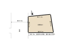 【千葉県/習志野市藤崎】習志野市藤崎4丁目 土地 区画図