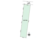 【埼玉県/所沢市有楽町】所沢市有楽町 土地 区画図