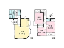 【神奈川県/相模原市南区上鶴間本町】相模原市南区上鶴間本町6丁目　戸建 間取り図