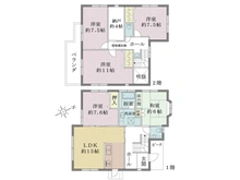 【神奈川県/鎌倉市小町】鎌倉市小町3丁目 中古一戸建て 間取り図