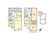 【神奈川県/横浜市青葉区あざみ野南】横浜市青葉区あざみ野南二丁目戸建 間取り図