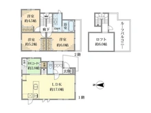 【神奈川県/横浜市青葉区美しが丘西】横浜市青葉区美しが丘二丁目 間取り図