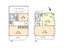 【東京都/杉並区南荻窪】南荻窪二丁目中古戸建 間取り図