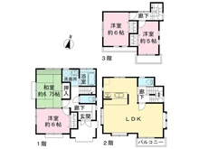 【東京都/杉並区堀ノ内】杉並区堀ノ内2丁目 中古一戸建て 間取り図