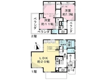【埼玉県/川口市江戸袋】川口市江戸袋1丁目 間取り図