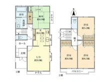 【埼玉県/川口市東川口】川口市東川口6丁目 中古戸建 間取り図