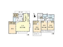 【神奈川県/川崎市宮前区宮崎】川崎市宮前区宮崎4丁目　戸建 間取り図