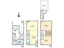 【神奈川県/川崎市中原区新城】川崎市中原区新城2丁目戸建 間取り図