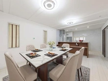 【埼玉県/富士見市ふじみ野西】富士見市ふじみ野西四丁目戸建 外観：２階DK：実際の写真をもとにCGで家具・その他のイメージを配置。家具等は価格に含まれません。現況引渡