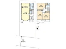 【東京都/西東京市北町】西東京市北町2丁目戸建 間取り図