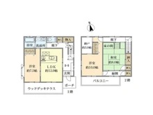 【東京都/日野市万願寺】日野市万願寺一丁目　中古戸建 間取り図