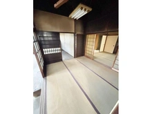 【京都府/京都市左京区下鴨宮崎町】★土間と蔵のある京町家★下鴨宮崎町　戸建 １階和室約4.5帖・キッチン・北側和室約6.0帖