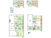 【京都府/京都市左京区下鴨宮崎町】★土間と蔵のある京町家★下鴨宮崎町　戸建 間取り図
