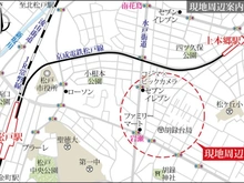 【千葉県/松戸市緑ケ丘】松戸市緑ケ丘1丁目 中古一戸建て 現地案内図
