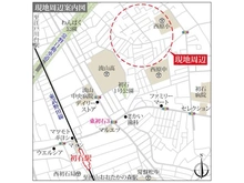 【千葉県/柏市西原】柏市西原5丁目 中古一戸建て 現地案内図