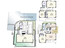 【神奈川県/川崎市麻生区岡上】川崎市麻生区岡上2丁目 中古一戸建て 間取り図