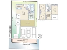 【千葉県/市川市中国分】市川市中国分5丁目 中古一戸建て 間取り図
