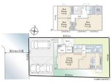 【東京都/練馬区大泉学園町】練馬区大泉学園町6丁目 中古一戸建て 間取り図