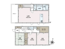 【愛知県/名古屋市千種区徳川山町】名古屋市千種区徳川山町3丁目 中古一戸建て 間取り図