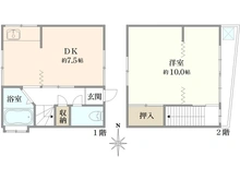 【東京都/中野区上高田】中野区上高田2丁目　戸建 間取り図